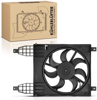 Frankberg 1x Motorradiator enkele ventilator