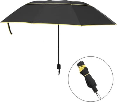 Livano Moderne Stormparaplu - Windproof Paraplu - Stormproef - Opvouwbaar - Automatisch Uitklapbaar - Umbrella - Zwart