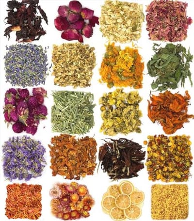 20 soorten gedroogde bloemen, kruiden en gedroogde bloemen, meerdere natuurlijke bloemen, lavendel-rozenknopgeur, jasmijn, chrysanten voor het maken van kaarsen, zeep, sieraden van hars, aroma
