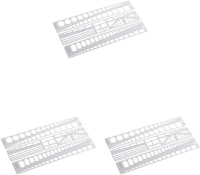 Graveerblok Set - Modelbouw Gereedschap - Precisie Modelleren - Met Scribe Gebruik - 3 Stuks - Zilver