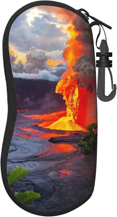 Brillenhoes - Zonnebril etui - Veilig opbergen - Versterkte rits - 19.99 x 11.99 cm - Zwart