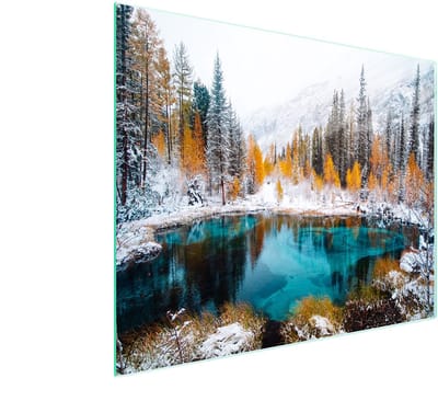 TMK ArtDeko - Snijplank van Gehard Glas - 52x30 cm - Antislip - Hygiënisch