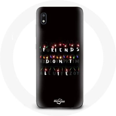 Coque de Protection - Stranger Things - Samsung Galaxy A10 - Noir - Plastique - Mixte