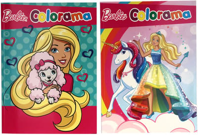 Boek Specials Nederland BV Barbie Colorama Coloring Book