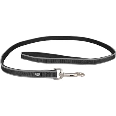 Duvoplus - Uitlaatriem Voor Dieren - Hond - Explor West Leiband Nylon S-m 120cm/15mm Zwart - 1st