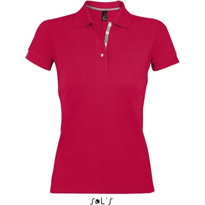 SOL'S Women´s Polo Shirt Portland L588 - Red/Grey (Solid) - L