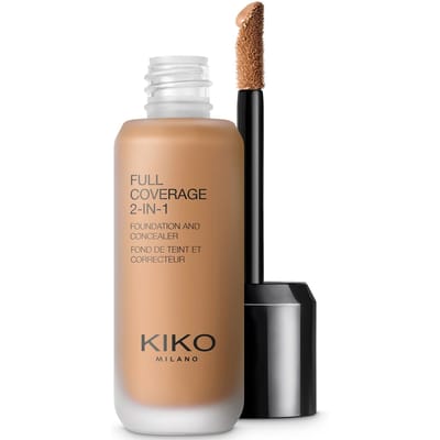 KIKO Milano Volledige Dekking 2-in-1 Foundation en Concealer 25 ml (Verschillende Tinten) - 105 Warm Beige