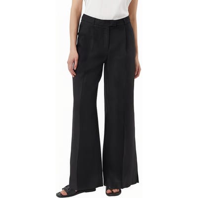 Comma  Pants Black Size: 34 | Wide-Leg & Flared Pants Outlet | Dames | Zwart