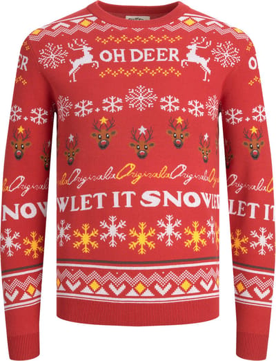 JACK&JONES JORHOHO KNIT CREW NECK Heren Trui - Maat XL