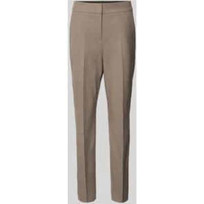regular fit cigarette-broek met viscose
