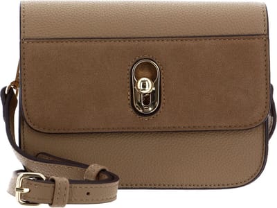 SEIDENFELT MANUFAKTUR Schoudertas SFM215 Shoulderbag Motty Grey / Gold Beige