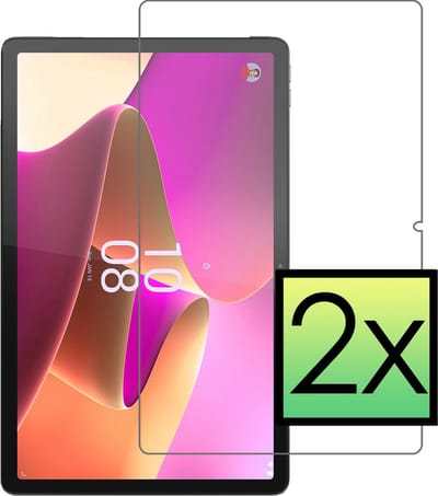 Screenprotector - 2 Stuks - Geschikt voor Lenovo Tab P11 Pro (2e / 2nd Generatie) - Extra Sterk - Beschermglas - Gehard Glas - Tempered Glass - Screen Protector - Bescherm Cover