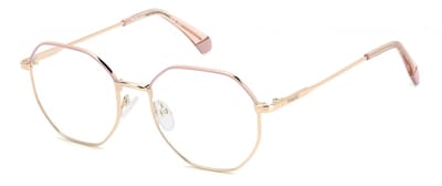 Polaroid PLD D555 Gold pink 52/18/145 WOMAN Brilmonturen
