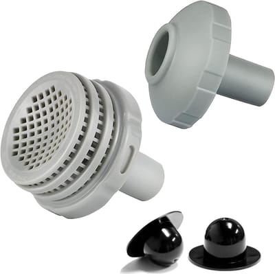 Zwembaduitlaatfilter Zwembadstekker, vervangend zwembadinlaatmondstuk Zwembadonderhoud Stevige onderdelenaccessoires Duurzaam voor bovengronds zwembaduitlaatfilter Zwembadslangadapter