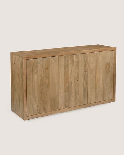 Dressoir 150 cm Mangohout – 3 Deuren – Landelijk
