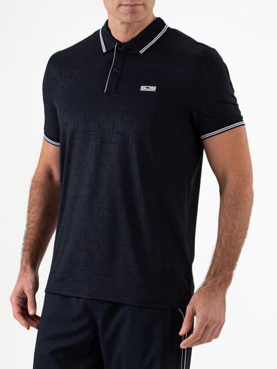 Sjeng Sports CHIEL - Maat: M Dark Blue - Tennis Polo's Mannen - Poloshirt - Single Jersey