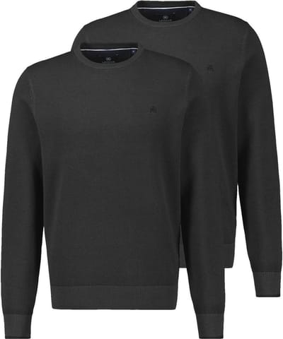 LERROS Heren trui 2 pack Basic