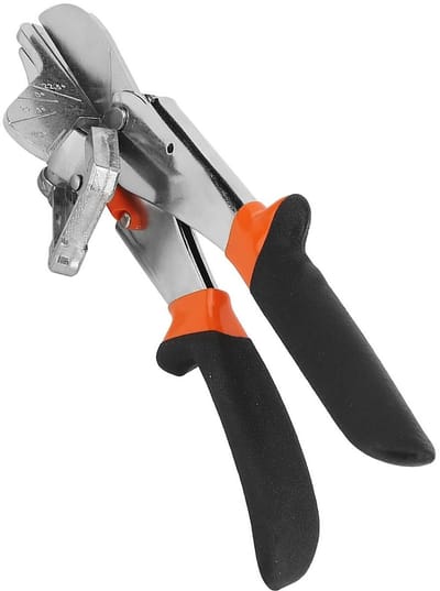 Dailygoody - Multifunctionele Trunking Schaar - Hoekig Snijden - Versterkte Hoekverbindingsschuif - Transparant - Snijden van Zacht Hout en Kunststof