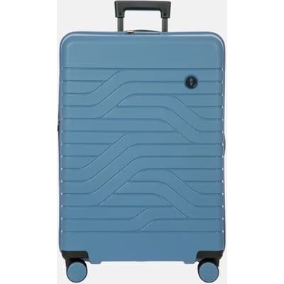 BRIC'S Ulisse Trolley 71 cm / 90 - 100 L Expandable L Grey Blue Blauw