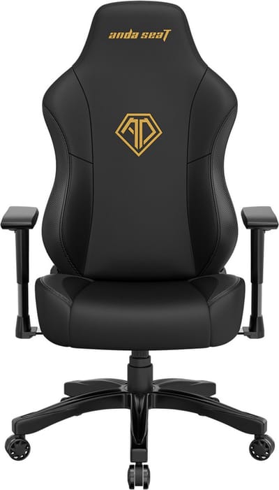 AndaSeat Phantom 3 Premium Large Gaming Chair - Black (Golden Logo)