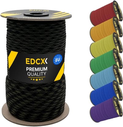 Sterk 4mm Nylon Paracord Touw 100m Type III 7 Kern voor Buitenactiviteiten