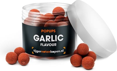 Garlic Pop-ups Donkerpaars - 12MM - Pop up Boilies - Pop Ups Karper - Pop Ups Vissen- Boilie Popups- Karper Aas - Karper Vissen - Karper Voer - Karpervissen