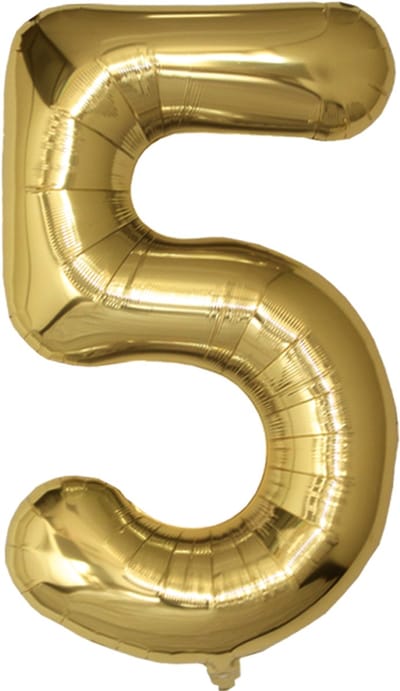 BTH – Feestartikelen – Ballonnen – Champagne Goud - Feestje – Cijfer - Ballon - Verjaardag Versiering - Feestversiering – Decor - helium