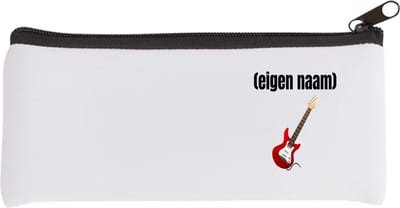 Akyol - rode elektrische gitaar met eigen naam Etui - Gitaar - muziek liefhebbers - gitaristen - gitaarliefhebbers - verjaardag - cadeau - kado - 20 bij 9 cm