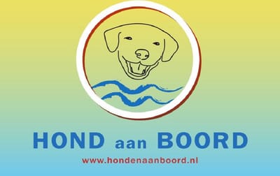 Hond aan Boord vlag 30x45cm