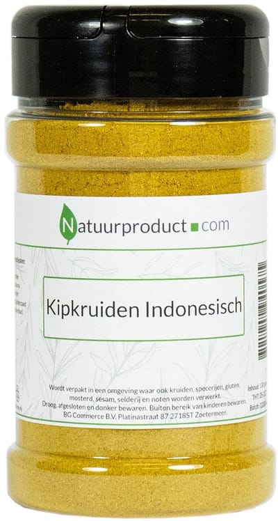 Natuurproduct - Indonesische Kipkruiden - 100% Puur - Zonder Zout - Zonder Aroma's en E-nummers