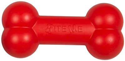 Cocapet - TPR been rood voor honden - duurzaam - drijvend -17 cm - apporteerspeelgoed- of als likbeen...
