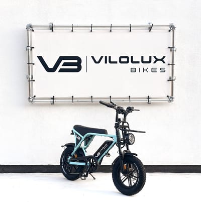 Vilolux Fatbike electrisch - Fatbike C80 Mini - LICHT BLAUW - voorrek - Legaal - Rijklaar geleverd - 16 inch - Niet opvoerbare fatbikes - 2 Jaar garantie - Hydraulische remmen - Alarm