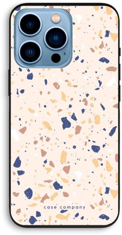 Case Company® - Hoesje geschikt voor iPhone 13 Pro hoesje - Terrazzo N°23 - Biologisch Afbreekbaar Telefoonhoesje - Bescherming alle Kanten en Schermrand
