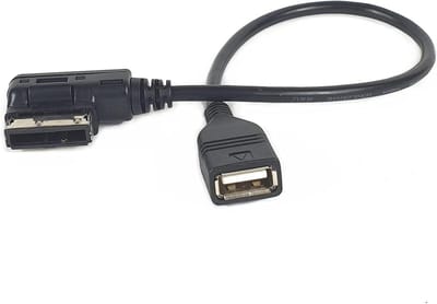 USB Adapter AMI - Muziek Streamer - Auto Muziek Afspelen - Playlist Weergave - 1 Aampère - Zwart