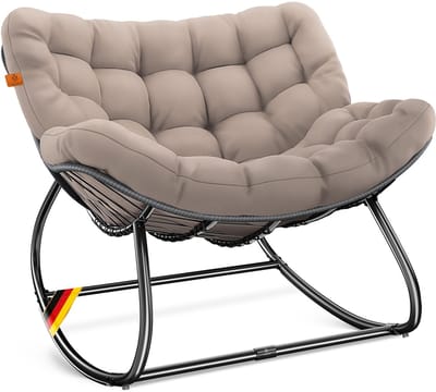 KESSER® Schommelstoel voor binnen en Buiten - Relaxfauteuil Weerbestendig