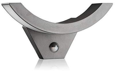LED Buitenlamp met Bewegingssensor - Wandlamp Anthraciet IP54 15W 930lm Koud Wit 5800K