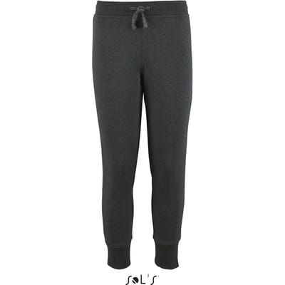 SOL'S Kids´ Slim Fit Jogging Pants Jake L02121 - Charcoal Melange - 6 years (106/116)