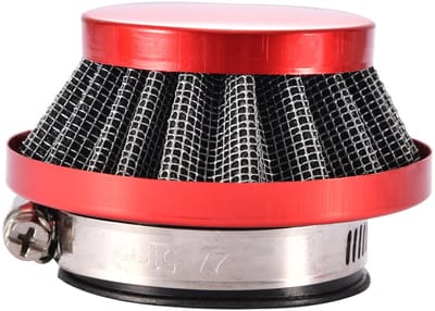 Dailygoods - Luchtfilter Reiniger - Vervangend Luchtfilter - Hoogwaardige Kwaliteit - Rood - Geschikt voor Mini Pocket Bikes - Ideaal voor ATV's en Di...