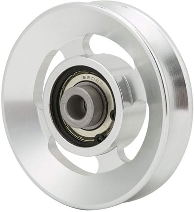 Dailygoody - Trainings Pulley - Aluminium Gymnastiek Roller - 90mm Sterkte - Universele Toepassing - Fitness Accessoire - Geschikt voor Sport - Traini