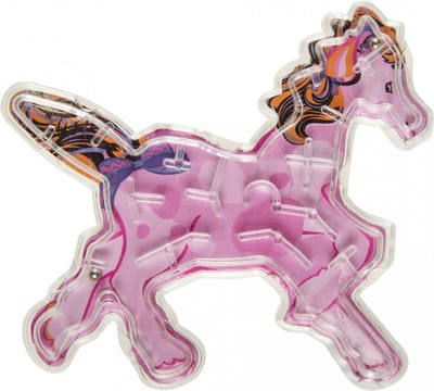 Lg-imports Geduldspel Doolhof Paard Junior 6 X 7 Cm Lichtroze