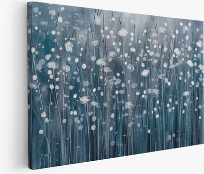 Saammp Muurcirkel Hout - Expressieve Bloemen - Kleurrijk- Natuur - Abstract - Ø 90 - Wandcirkel - Wanddecoratie Cirkel - Muurdecoratie Woonkamer - Kantoor Decoratie