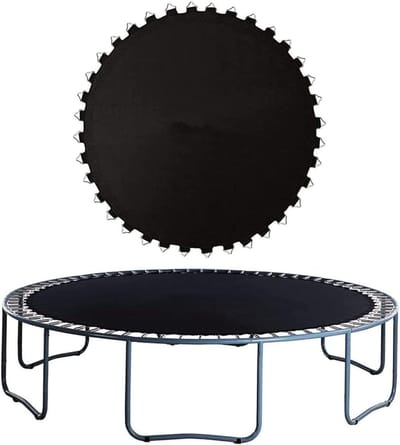 Trampoline Mat - Vervangend Springkussen - Buiten Spelen - Duurzaam PP Materiaal - 15ft - Zwart