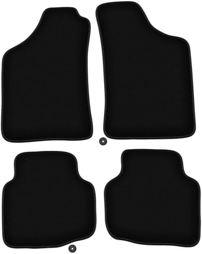 BASIC zwarte velours matten voor: Mitsubishi L200 Triton pick-up (2001-2006)