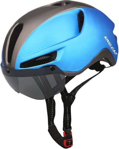 Fietshelm met Afneembaar Vizier en USB-LED Achterlicht - Veiligheid en Comfort voor MTB en Racefietsen
