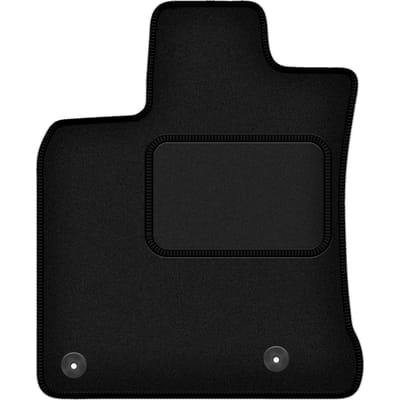 Bestuurdersmat zwart voor: Nissan Qashqai I J10 (breed) crossover (2007-2013)