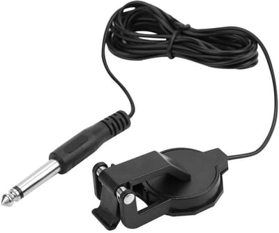 Dailygoody - Violin Pickup - Clip On Microfoon - Voor Strijkinstrumenten - Zwart - Geluidsopname - Geschikt voor Viool en Gitaar - Compact formaat