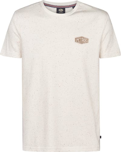 Petrol Industries - Heren Logo T-shirt Shoreway - Wit - Maat XXXL
