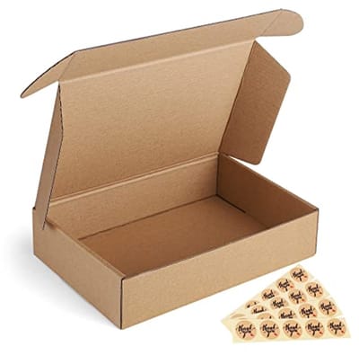 9x6x2 inch Golfkartonnen Dozen - 25 Stuks Bruin Karton voor Verzenddoeleinden