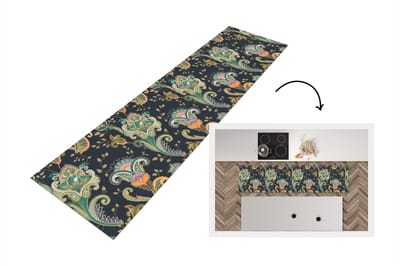 Keukenloper - Loper keuken - Bloemen - Chic - Vintage - Bohemian - Patroon - 200x50 cm - Keukenloper vinyl