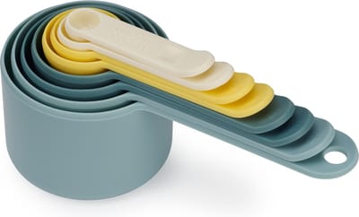 Joseph Joseph Duo Opal - Maatlepels Nest Set van 8 Stuks - Polypropyleen - Multicolor